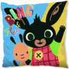Setino obojstranný vankúš Zajačik Bing & Flop Zajačik Bing v póze Usaina Bolta 40x40