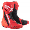 Boty SUPERTECH R, ALPINESTARS (červená fluo/červená, vel. 41)