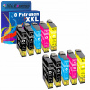 10 x atramenty pre EPSON T0711 SX100 SX115 SX210 SX215 SX218 DX7450 S21 D78 D92