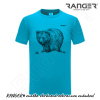 Tričko RANGER® - MEDVEĎ - a 3XL Modrá