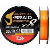Daiwa Splietaná Šnúra J-Braid Exped. X8E 3000m smash oranžová - 0,24 mm 22,2 kg