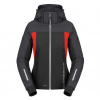 Bunda HOODIE H2OUT 2 LADY, SPIDI, dámska (čierna/antracit/červená, veľ. M)