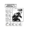 KAPPA KZ351 držiak horného kufra Yamaha FZ6 / FZS 600 Fazer (04-06), FZ6 S2 / FZ6 600 Fazer S2 (07-11) (bez platne)