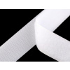 Suchý zips háčik + plyš šírka 38 mm biela 1m