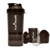 Shaker True Health 400 ml čierny
