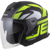Přilba Jet Tech 2.0 RoTo, CASSIDA (černá matná/žlutá fluo/bílá, vel. 2XL)