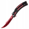 Nôž - Folding knife Butterfly Joker CS: Go Black / Red (Nôž - Folding knife Butterfly Joker CS: Go Black / Red)