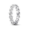 PANDORA Prsteň večnosti Row of Hearts