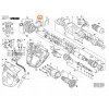 ND BOSCH Piest kladiva pre elektrické náradie PBH 2800 RE, 1 617 000 604
