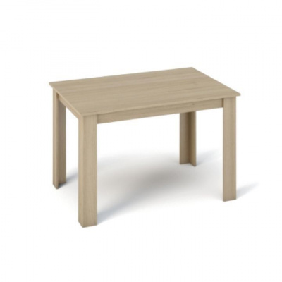 Tempo Kondela Jedálenský stôl 120x80, DTD laminovaná/ABS hrany, Dub sonoma, KRAZ (120x75x80cm)