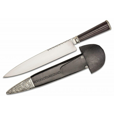 Vega Cold Steel 88CLR1 Facon úžitkový a bojový nôž 30,5 cm, drevo, kožené puzdro