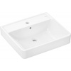 Hansgrohe Xanuia Q - Umývadlo na stenu 550x480 mm s otvorom pre batériu a prepadom, biela 60132450