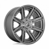 FUEL Fuel D710 Rogue Platinum 9x20 5x127 ET1 Brushed Gun Metal Tinted Clear 71.5