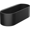 HANSGROHE WallStoris odkladacia polička hlboká, 250 x 71 mm, matná čierna, 27912670