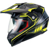 MAXX – FS 606 Enduro so slnečnou clonou čierno-zelená reflexná XL