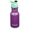 KLEAN KANTEEN Kid Classic Narrow 12oz (w/Kid Sport Cap) - Sparkling Grape 355 ml