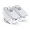 TP-Link TL-PA4010P KIT V5 síťový adaptér Powerline 600 Mbit/s Připojení na síť Ethernet Bílá 2 kusů