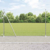 zahrada-XL Plot s stĺpmi Strieborná 1.5 x 10 m Oceľ 3351011