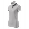 Malfini Premium COLLAR UP 257 Polokošeľa dámska M, Strieborno sivá