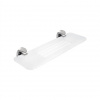 Polica UNIX strieborná 40 x 13,3 cm, nerezová oceľ UNM X340-10