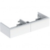 Geberit iCon Skrinka pod dvojité umývadlo 118,4 x 47,6 cm, biela lesklá 502.314.01.2