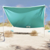 zahrada-XL Plážový baldachýn s pieskovými kotvami zelený 304x300 cm 4008645