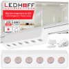 LED lampa reflektor pre magnetickú lištu 6W bodová BIELA 4000K svietidlo
