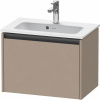 DURAVIT Ketho 2 závesná skrinka pod umývadlo Compact, 1 zásuvka, 610 x 390 x 440 mm, plátno, K25055075750000