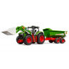Bruder 03452 ROADMAX Traktor s čelným nakladačom a vozidlomBruder 3452