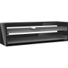 Mexen Box-A korpus skrinky pod umývadlo 160 cm, 2 zásuvky, čierny lesk - 91AX0-1600-470-2-70