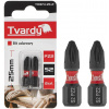 Tvardy Rázový bit PZ2 25 mm S2 (2/10/50/500)