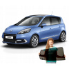 Slnečné clony RayStop pre Renault Scenic III čierne 2 kusy