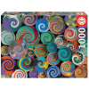 Puzzle Collage Andrea Tilk Educa 1000 dielov a Fix lepidlo v balení od 11 rokov