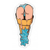 samolepka PITCHA LICKER2 STICKER Peach 13 x 6 cm