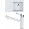 Set Franke G233 (dřez CNG 611-78 TL/7 Bílá-led + baterie FC 3054.094 ORBIT Chrom/Bílá-led) 114.0650.837