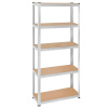tectake 405050 regál - 180 x 75 x 30 cm, 350 kg