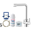 KIELLE Wimeo páková drezová batéria s filtráciou (obsahuje filter), výška výtoku 310 mm, chróm, 10525SFI40