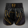 Muay Thai šortky Venum Serpenti - Black/Silver/Gold Velikost: XL