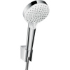Hansgrohe CROMETTA 100 VARIO sada so sprchovým držiakom, 1,25 m, biela / chróm, 26691400