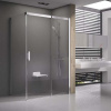 Ravak Matrix sprchovací kút 120x80 cm štvorcová saténová matné/priehľadné sklo 0WPG4U00Z1