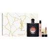 Yves Saint Laurent Black Opium SET: Parfumovaná voda 90ml + Parfumovaná voda 10ml + Rúž na pery 1,3g pre ženy