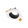 GTV Stropní bodové osvětlení ARIES, IP20, ? 90*30mm, kulaté, bílá/černá