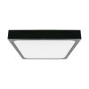 Stropné LED svietidlo 24W 4000K IP44 2400lm čierne štvorcové VT-8624 (V-TAC)