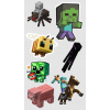 CUKROVÁ TLAČ jedlý obrázok na tortu Cukrová hmota HRA MINECRAFT CREEPER + TEXT 2