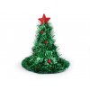 Klobúk vianočný stromček zelená 1ks