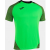 Joma Dres ESSENTIAL II T-SHIRT FLUOR GREEN-BLACK S/S Veľkosť: XXL/3XL