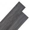 vidaXL Nesamolepiace podlahové dosky, PVC 5,26 m² 2 mm, čierno biele - Čierna - 104795-204883