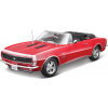 Maisto Chevrolet Camaro SS 396 Convertible 1967 červená 1:18