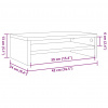 VidaXL Stojan na monitor Old Wood 42x24x13 cm Engineered Wood - Hnedá - 249405-264790