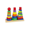Drevené farebné pyramidy pre deti Viga, od značky Viga
